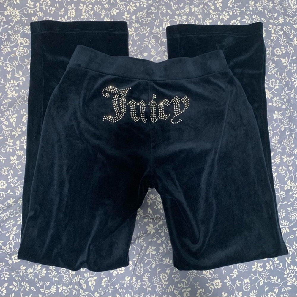 Juicy Couture Navy Blue Flare Pants